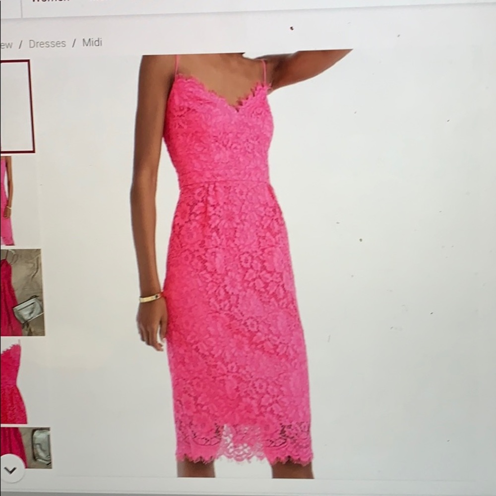 Pink cocktail dress